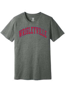 Summit Sportswear Wrigleyville Grey Wordmark Short Sleeve Fashion T Shirt