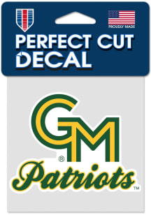 George Mason University 4x4 Vault Auto Decal - Green