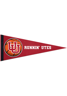 Utah Utes 12x30 Pennant - Red