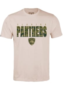 Levelwear Florida Panthers Tan Richmond Protect Short Sleeve T Shirt