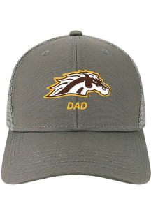 Legacy Western Michigan Broncos Dad Mid Pro Trucker Adjustable Hat - Charcoal