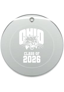 Ohio Bobcats Class of 2026 Round Ornament - White