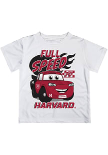 Vive La Fete Harvard Crimson Infant Full Speed Short Sleeve T-Shirt White