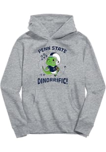 Vive La Fete Penn State Nittany Lions Youth Grey Dino-Riffic Long Sleeve Hoodie