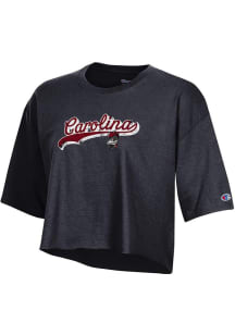 Champion South Carolina Gamecocks Womens Black Boyfriend Short Sleeve T-Shirt