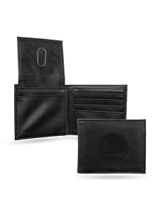 Golden State Warriors Embossed Leather Mens Trifold Wallet