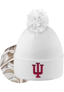 LogoFit Indiana Hoosiers White Monroe Womens Knit Hat