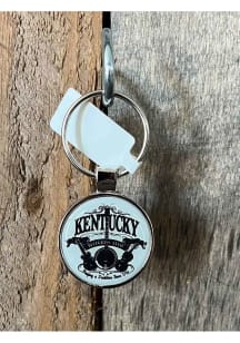 Kentucky Bluegrass State Keychain - Black