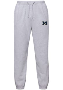 lululemon Michigan Wolverines Mens Grey Heather Steady State Jogger Classic Fit Pants
