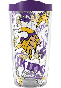 Minnesota Vikings 16oz AOP Tumbler - White