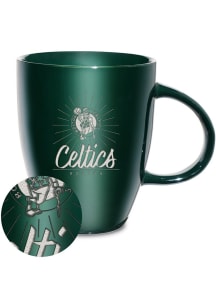 Boston Celtics Sunburst Ceramic Lustre Ceramic Mug - Green