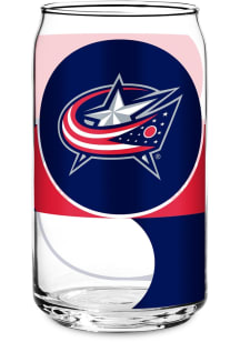 Columbus Blue Jackets Glass Pint Glass - White