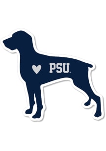 Penn State Nittany Lions 3.5" Standing Dog Rugged Stickers - Navy Blue
