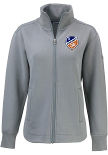 Cutter and Buck FC Cincinnati Womens Graphite Roam Light Weight Jacket