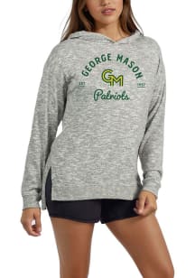 George Mason University Womens Grey Snuggle Up Hooded Sweatshirt