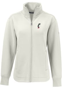 Cutter and Buck Cincinnati Bearcats Womens White Roam Light Weight Jacket