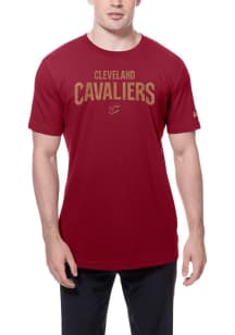 New Era Cleveland Cavaliers Maroon Evergreen Short Sleeve T Shirt