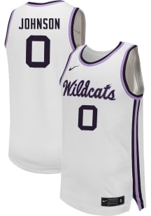 Marcus Johnson  Nike K-State Wildcats White NIL Name And Number Jersey