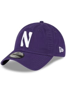 New Era Northwestern Wildcats Core Classic 9TWENTY Adjustable Hat - Purple