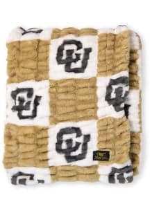 Colorado Buffaloes Hugs Raschel Throw Blanket - Gold
