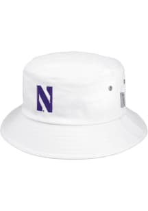LogoFit Northwestern Wildcats White Daytona Mens Bucket Hat