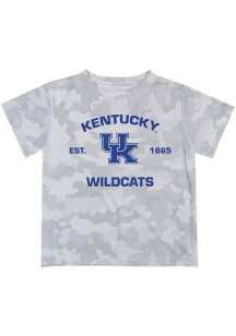Vive La Fete Kentucky Wildcats Infant Camo Short Sleeve T-Shirt Grey