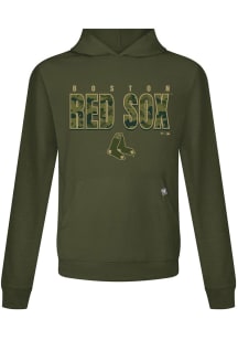 Levelwear Boston Red Sox Mens Olive Relay Protect Hood