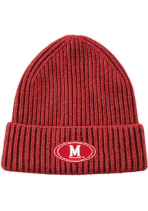 Under Armour Maryland Terrapins Red Sideline Contrast Mens Knit Hat