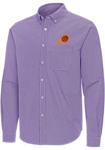 Antigua Phoenix Suns Mens Purple Porter Long Sleeve Dress Shirt