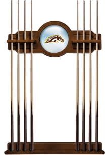 Western Michigan Broncos Solid Wood Cue Rack Pool Table