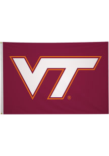 Virginia Tech Hokies 4' x 6' Silk Screen Grommet Flag - Maroon