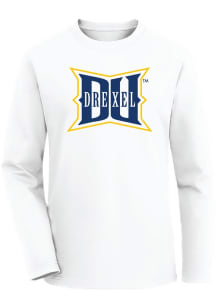 Drexel Dragons Youth White Lane Long Sleeve T-Shirt