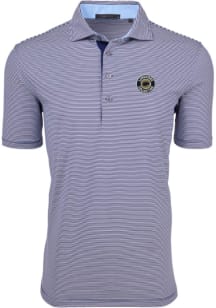 Greyson Kansas Jayhawks Mens White Limestone Collection Saranac Short Sleeve Fashion Polo
