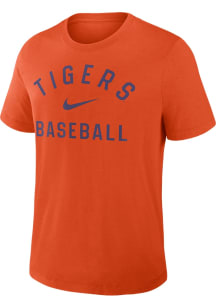 Nike Clemson Tigers Orange Dugout Early Work Baseball Short Sleeve T Shirt