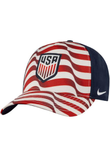 Nike USMNT Rise Structured AOP Adjustable Hat - Red
