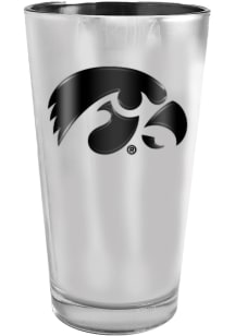 Iowa Hawkeyes 16oz Electroplated Pint Glass - Black