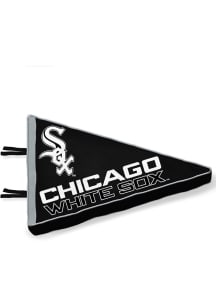 Chicago White Sox Plushlete Pennant Throw Pillow - Black