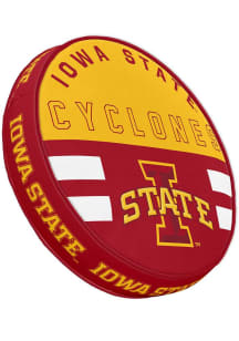 Iowa State Cyclones Circle Sqwish Pillow Throw Pillow - Red