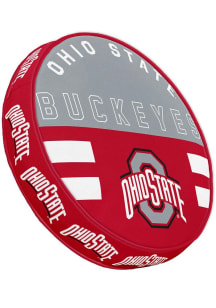 Ohio State Buckeyes Circle Sqwish Pillow Throw Pillow - Red