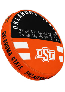 Oklahoma State Cowboys Circle Sqwish Pillow Throw Pillow - Black