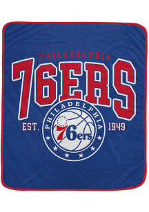 Philadelphia 76ers 50x60 Vintage Arch Fleece Blanket - Red