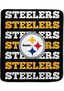 Pittsburgh Steelers Repeat Refresh 60x70 Fleece Blanket - Black