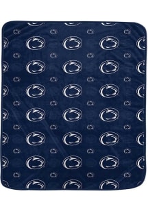 Penn State Nittany Lions Repeat Tonal 50x60 Fleece Blanket - Navy Blue