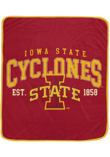 Iowa State Cyclones 50x60 Vintage Arch Fleece Blanket - Cardinal