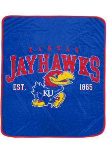 Kansas Jayhawks 50x60 Vintage Arch Fleece Blanket - Crimson