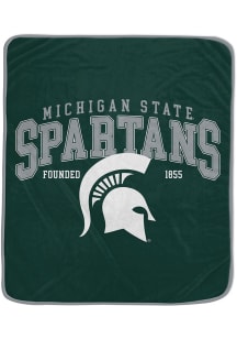 Michigan State Spartans 50x60 Vintage Arch Fleece Blanket - Green