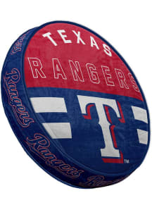 Texas Rangers Circle Sqwish Pillow Throw Pillow - Blue
