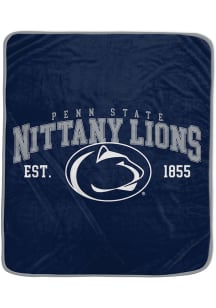 Penn State Nittany Lions 50x60 Vintage Arch Fleece Blanket - Blue
