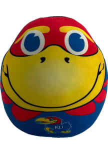 Kansas Jayhawks 15 inch Plushie Mascot Pillow Throw Pillow - Crimson