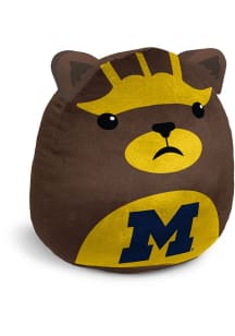 Michigan Wolverines 15 inch Plushie Mascot Pillow Throw Pillow - Yellow